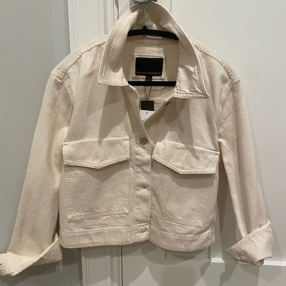 Banana Republic denim jacket (cream)